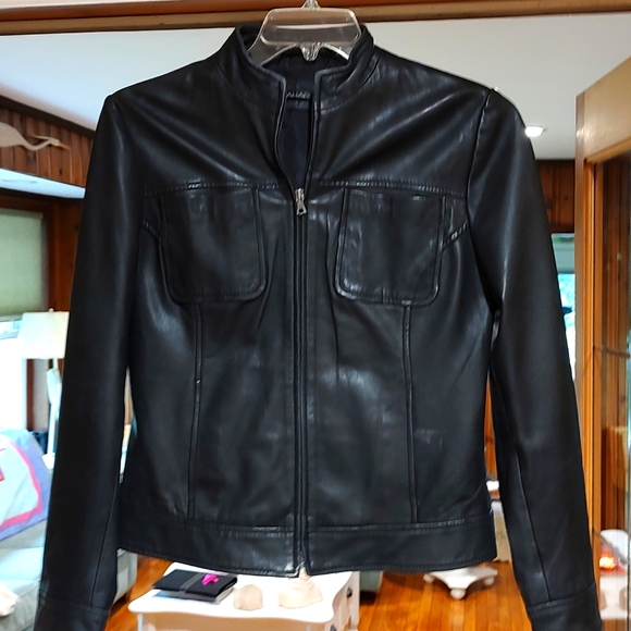 Tahari Jackets & Blazers - Tahari Leather jacket